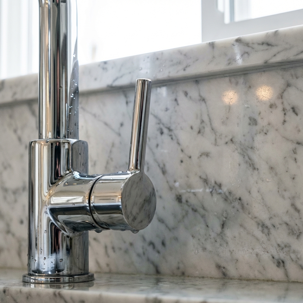 Professional cleaner at work